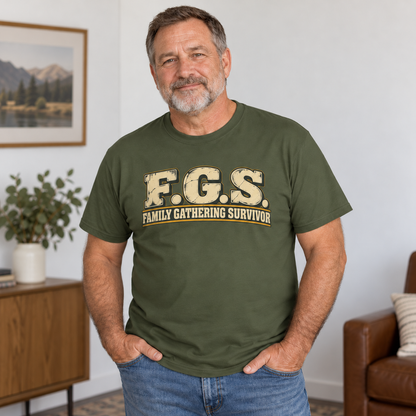 "F.G.S. Family gathering survivor "
