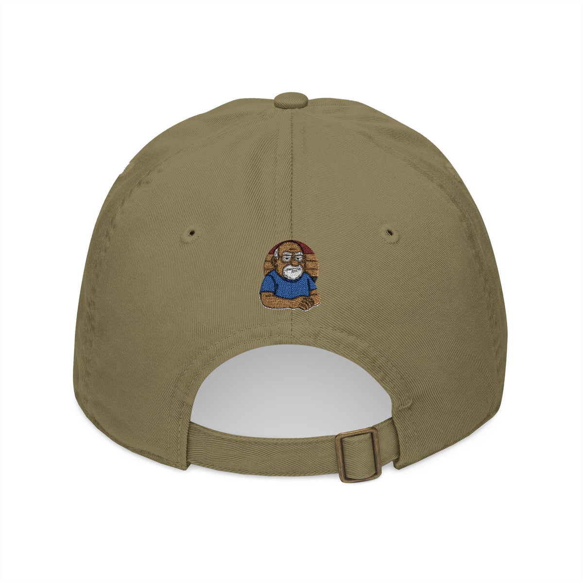 Embroidered  Light Beige Paw Cap