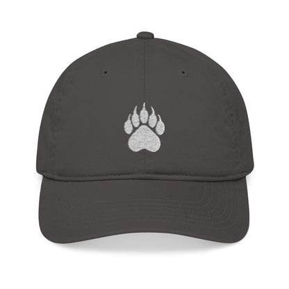 Embroidered  Light Beige Paw Cap