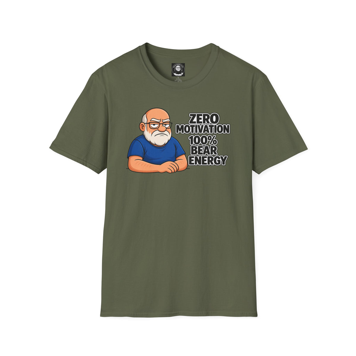 "Zero motivation 100 % bear energy"