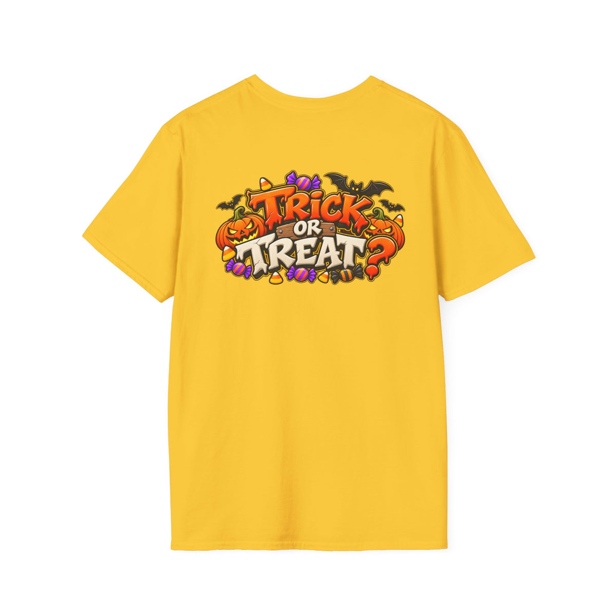 "Trick or Treat " back print