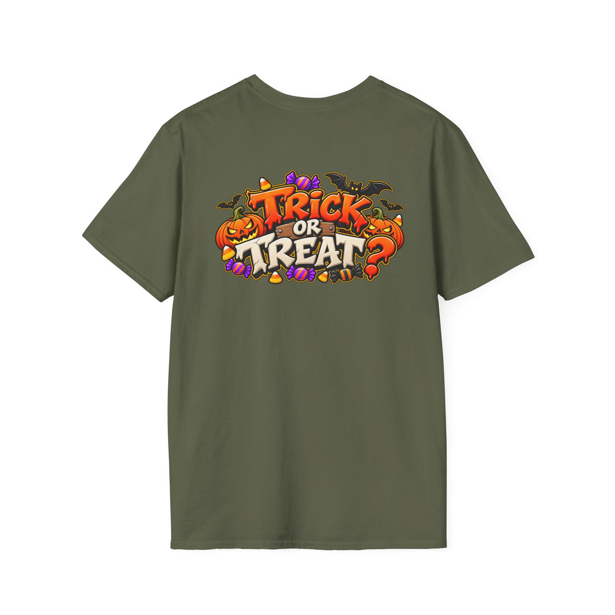 "Trick or Treat " back print