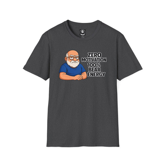 "Zero motivation 100 % bear energy"